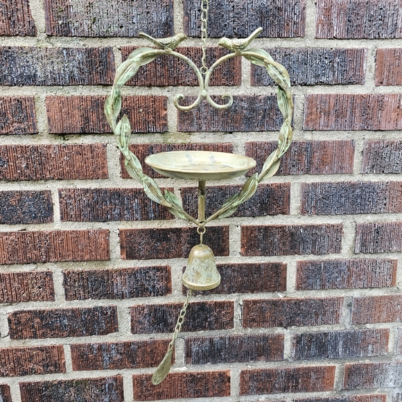 Decorative Metal Birdfeeder Bell Chime - Picture 3 of 12
